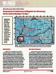 UNDISCOVERED BIOGENIC GAS RESOURCES, MT