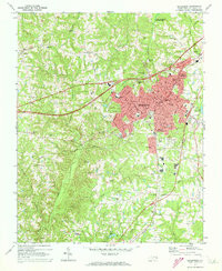 HENDERSON, NC HISTORICAL MAP GEOPDF 7.5X