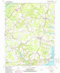 GIRDLETREE, MD-VA HISTORICAL MAP GEOPDF