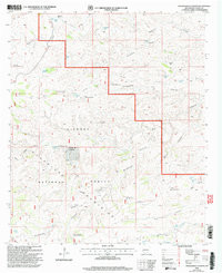 PACKSADDLE CANYON, NM HISTORICAL MAP GEO