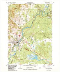 BLACK RIVER FALLS, WI HISTORICAL MAP GEO