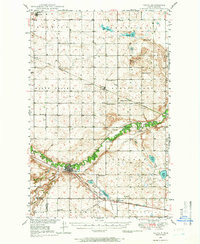 VELVA, ND HISTORICAL MAP GEOPDF 15X15 GR