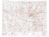SIOUX FALLS, SD-MN-IA HISTORICAL MAP GEO