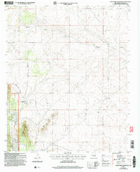 CHUPADERO MOUNTAIN, NM HISTORICAL MAP GE