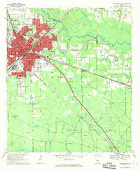 WAYCROSS EAST, GA HISTORICAL MAP GEOPDF