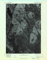 SALMON STREAM LAKE, ME HISTORICAL MAP GE