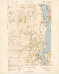 HUDSON, WI-MN HISTORICAL MAP GEOPDF 7.5X