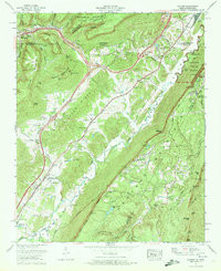 HOOKER, GA-TN HISTORICAL MAP GEOPDF 7.5X