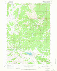 HAZELTON PEAK, WY HISTORICAL MAP GEOPDF