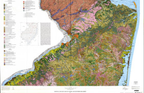 GEOLOGIC MAP CTRL/SOUTHRN NEW JERSEY, NJ