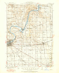 DIXON, IL HISTORICAL MAP GEOPDF 15X15 GR