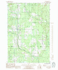 TRENARY, MI HISTORICAL MAP GEOPDF 7.5X7.
