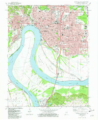 EVANSVILLE SOUTH, IN-KY HISTORICAL MAP G