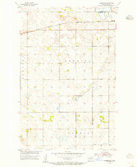 TOWNER SE, ND HISTORICAL MAP GEOPDF 7.5X