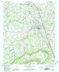 BOAZ, AL HISTORICAL MAP GEOPDF 7.5X7.5 G