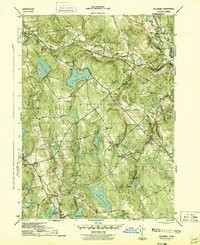 COLUMBIA, CT HISTORICAL MAP GEOPDF 7.5X7