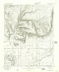 JOHNSON LAKES, UT-AZ HISTORICAL MAP GEOP
