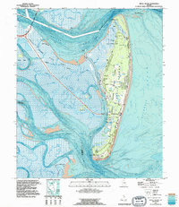 JEKYLL ISLAND, GA HISTORICAL MAP GEOPDF