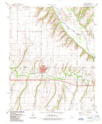 HYDRO, OK HISTORICAL MAP GEOPDF 7.5X7.5