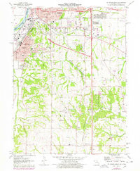 SAINT JOSEPH SOUTH, MO-KS HISTORICAL MAP