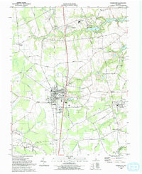 HARRINGTON, DE HISTORICAL MAP GEOPDF 7.5