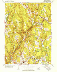 MOODUS, CT HISTORICAL MAP GEOPDF 7.5X7.5