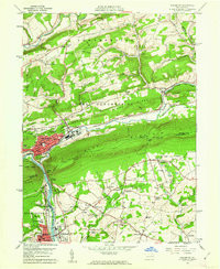 PALMERTON, PA HISTORICAL MAP GEOPDF 7.5X