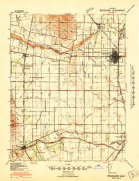 WOODLAND, CA HISTORICAL MAP GEOPDF 15X15