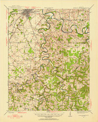 BOWLING GREEN, KY HISTORICAL MAP GEOPDF