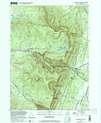 KAATERSKILL CLOVE, NY HISTORICAL MAP GEO