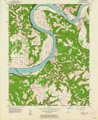 ALTON, IN-KY HISTORICAL MAP GEOPDF 7.5X7