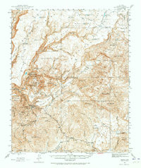 BAGDAD, AZ HISTORICAL MAP GEOPDF 15X15 G