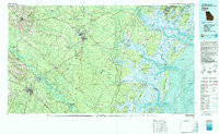 JESUP, GA HISTORICAL MAP GEOPDF 30X60 GR