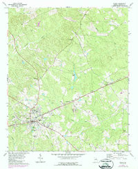 SPARTA, GA HISTORICAL MAP GEOPDF 7.5X7.5