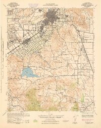 RIVERSIDE, CA HISTORICAL MAP GEOPDF 15X1