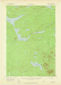 TELOS LAKE, ME HISTORICAL MAP GEOPDF 15X