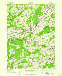 UNADILLA, NY HISTORICAL MAP GEOPDF 7.5X7