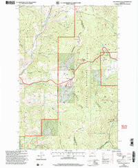 MACDONALD PASS, MT HISTORICAL MAP GEOPDF