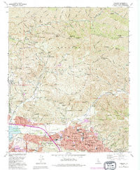 SUNLAND, CA HISTORICAL MAP GEOPDF 7.5X7.