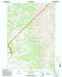 EAST FORK BASIN, WY HISTORICAL MAP GEOPD