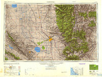 BAKERSFIELD, CA HISTORICAL MAP GEOPDF 1X