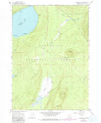 CRESCENT LAKE, OR HISTORICAL MAP GEOPDF