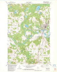 SPOONER, WI HISTORICAL MAP GEOPDF 7.5X7.