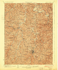 SPENCER, WV HISTORICAL MAP GEOPDF 15X15