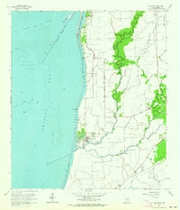 OAK ISLAND, TX HISTORICAL MAP GEOPDF 7.5