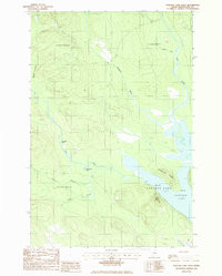 PORTAGE LAKE WEST, ME HISTORICAL MAP GEO