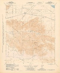 CHUCKWALLA MOUNTAINS, CA HISTORICAL MAP