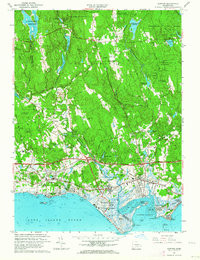 CLINTON, CT HISTORICAL MAP GEOPDF 7.5X7.