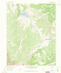 CATHEDRAL PEAK, CO HISTORICAL MAP GEOPDF