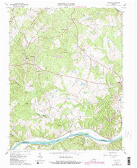 ESMONT, VA HISTORICAL MAP GEOPDF 7.5X7.5